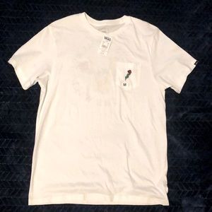Vans Men’s White Rose T-Shirt